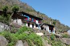 Jedna z nepálských vesnic.
