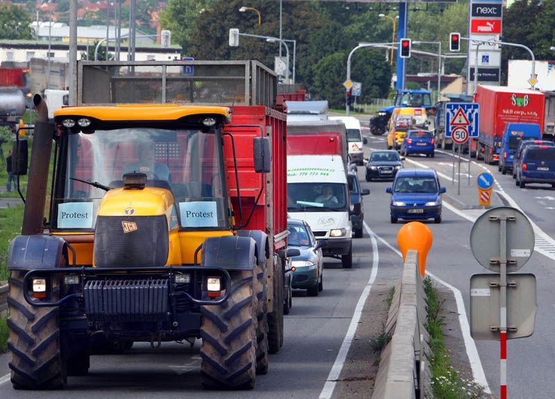 Stávka-zemědělci