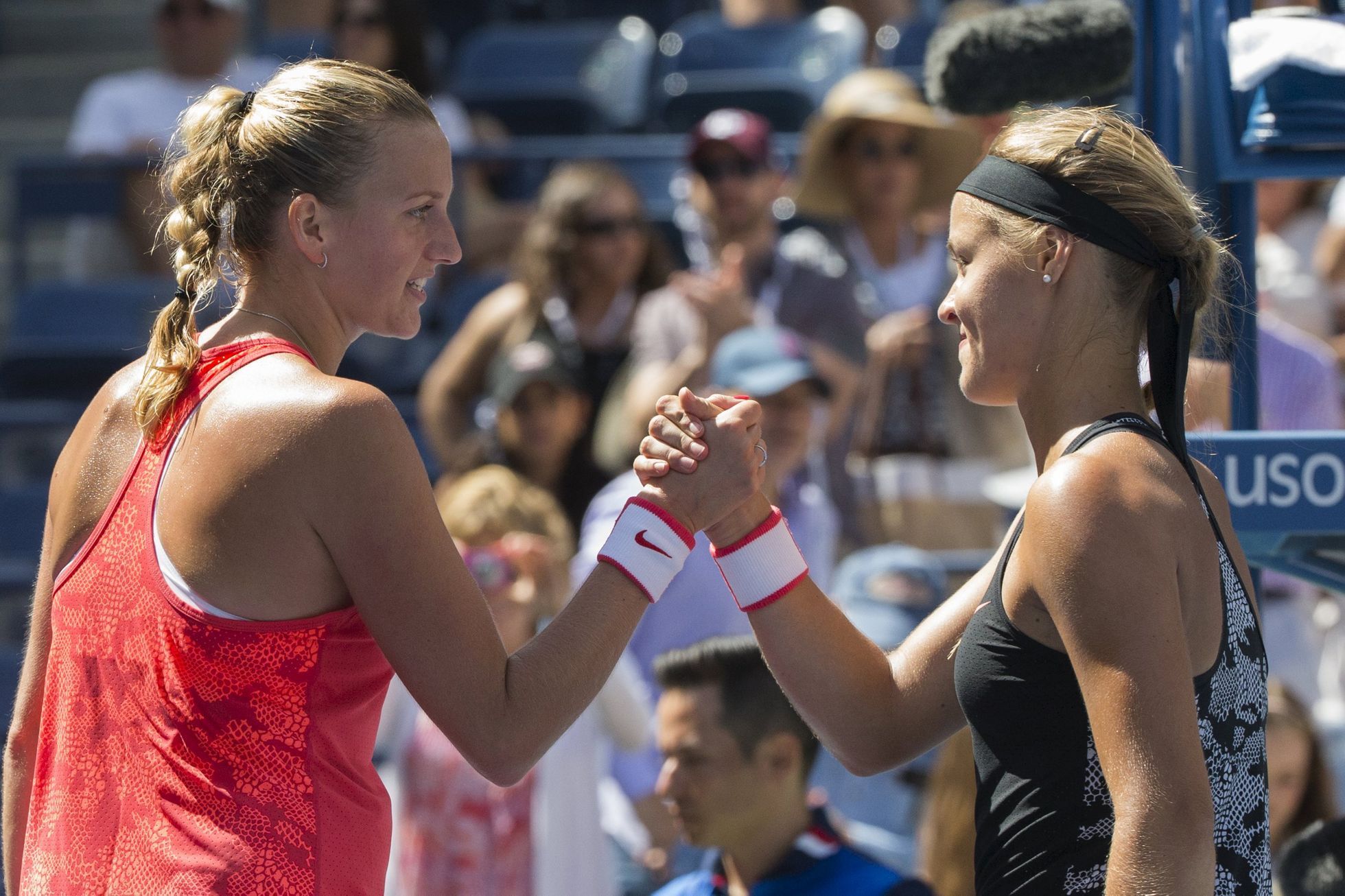 US Open 2015: Petra Kvitová a Anna Karolína Schmiedlová