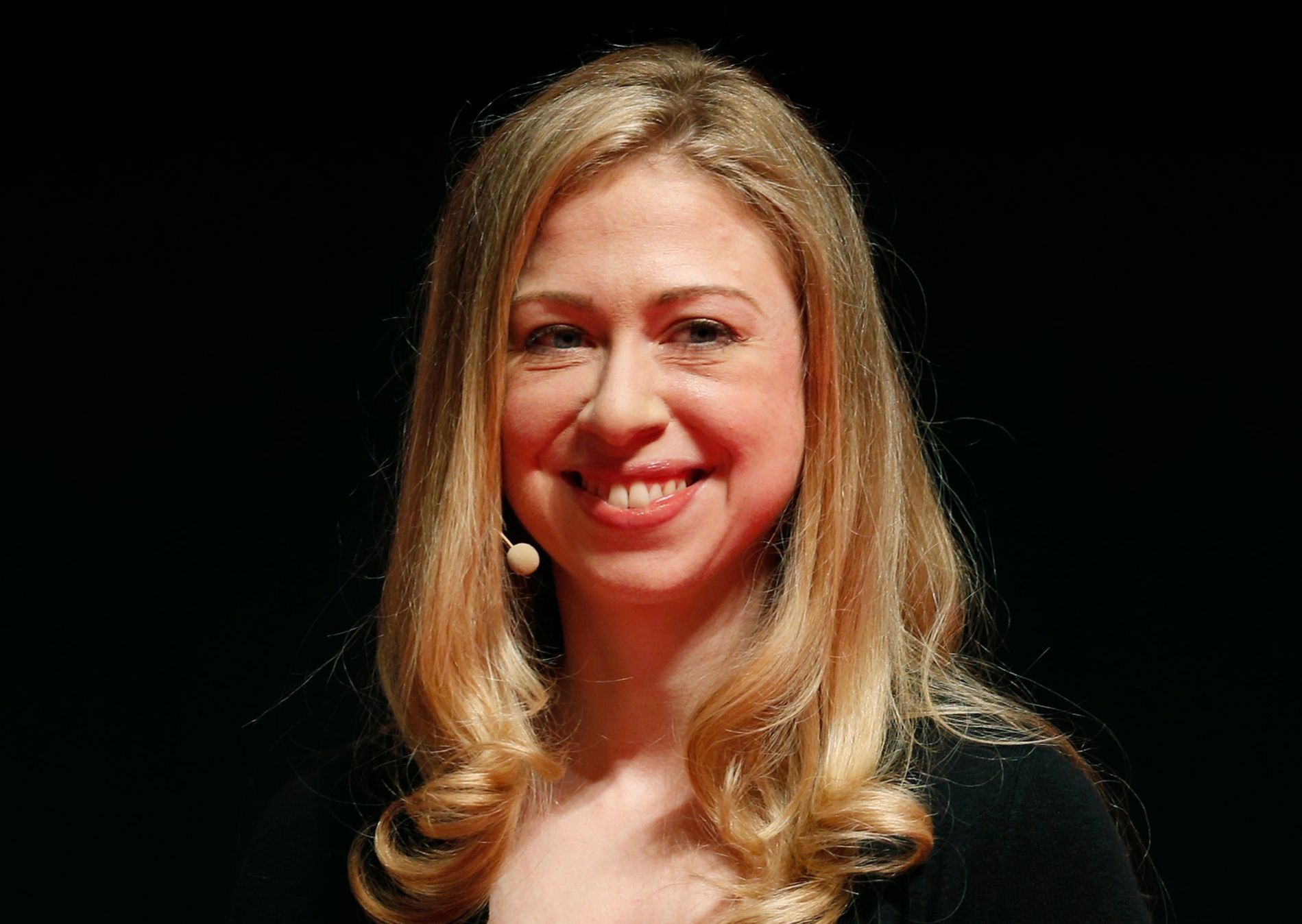File of Chelsea Clinton, a board member of the Clinton Foundation, smiles during Women Deliver 2013 in Kuala Lumpur