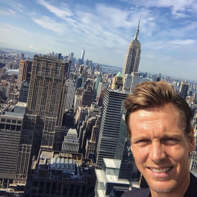 Tenisté v New Yorku (Tomáš Berdych)