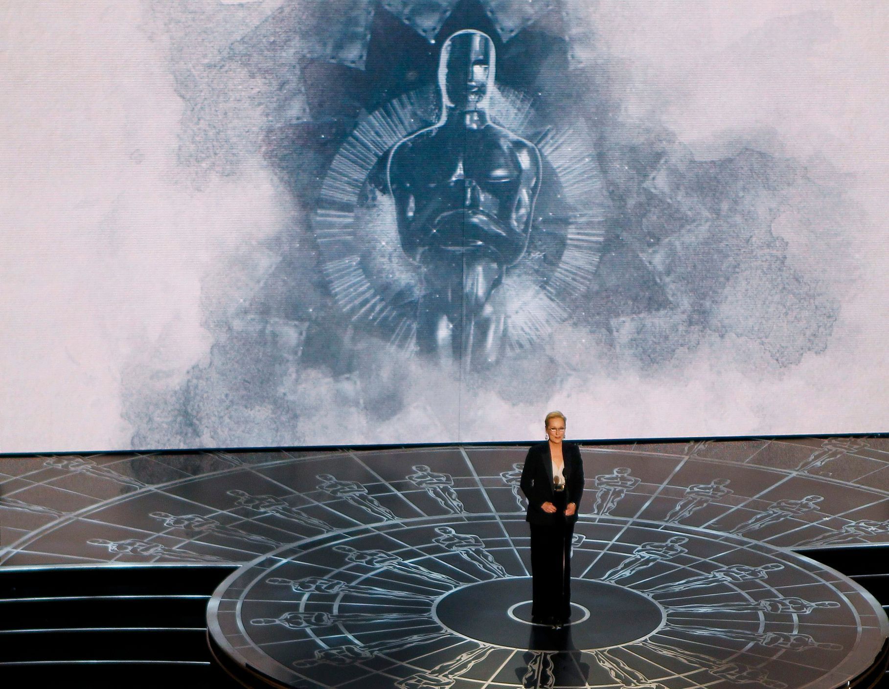Actress Meryl Streep presents the &quot;In Memoriam&quot; section of the 87th Academy Awards in Hollywood