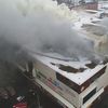 Požár obchodního centra v ruském Kemerovu