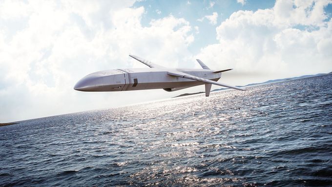 Proudové motory z Velké Bíteše se uplatňují nejen v dronech či - především v USA - oblíbených microjetech. Pohánějí třeba i vzdušné terče (na snímku) pro trénování střeleb z letadel či lodí.
