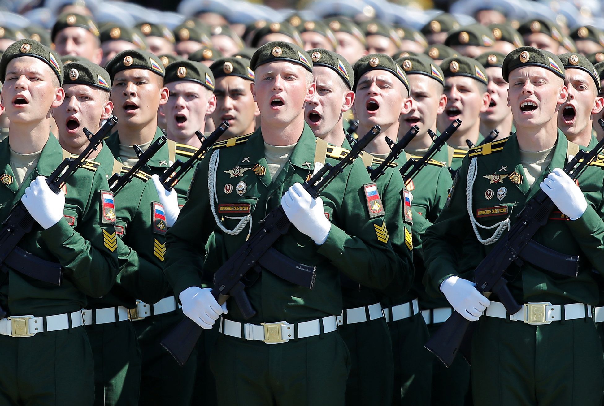 Vojenská přehlídka v Moskvě