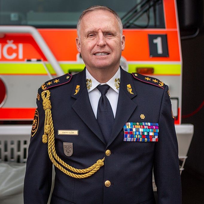Šéf hasičů Vladimír Vlček