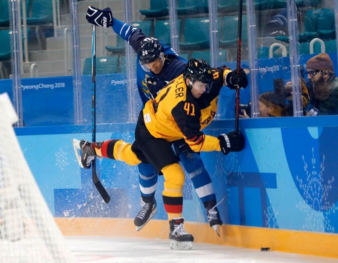 ZOH 2018, Finsko-Německo: Jani Lajunen - Jonas Müller