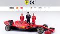 Charles Leclerc, Mattia Binotto a Sebastian Vettel s monopostem formule 1 Ferrari SF 1000 pro sezonu 2020