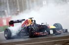 VIDEO Vettel slavil kouřem, možná ho potrestají