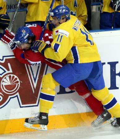 Česko - Švédsko: Irgl a Mattsson