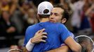 Davis Cup, finále Srbsko-ČR: Tomáš Berdych a Radek Štěpánek