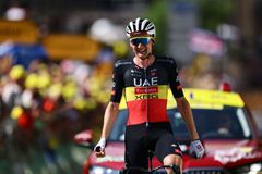 A další skvělý únik. Tentokrát se na Tour radoval věrný Pogačarův stín