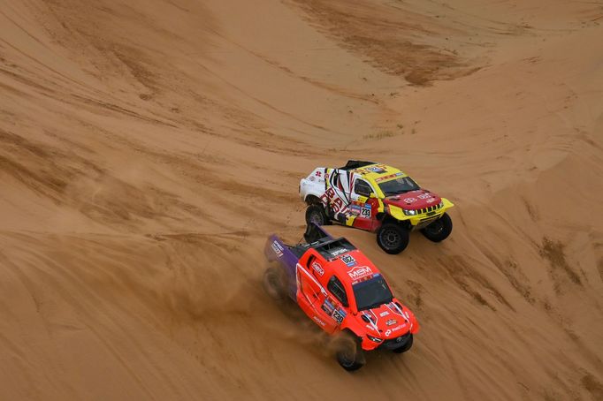 8. etapa Rallye Dakar 2023: Kuo-jü Čang, BAIC a Erik van Loon, Overdrive