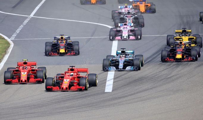 F1 VC Číny 2018: start