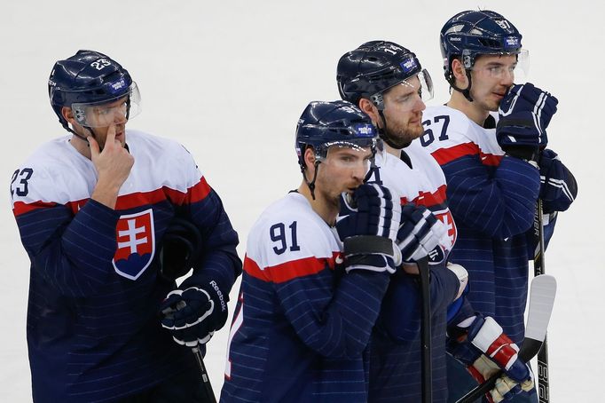 Česko - Slovensko: smutní Slováci,  René Vydarený (23), Michel Miklík (91), Tomáš Záborský (67)