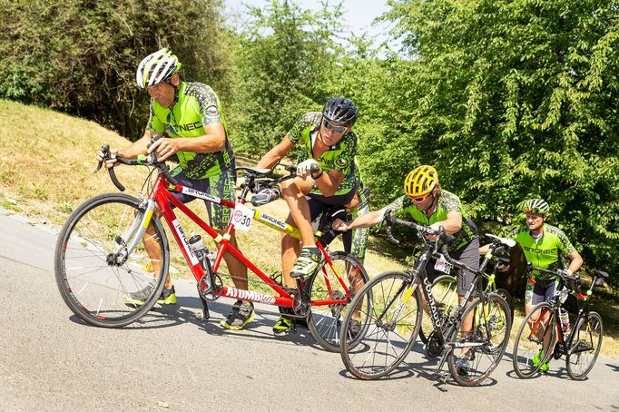 Cyklo Handy Maraton 2018, úvodní časovka na Petřín