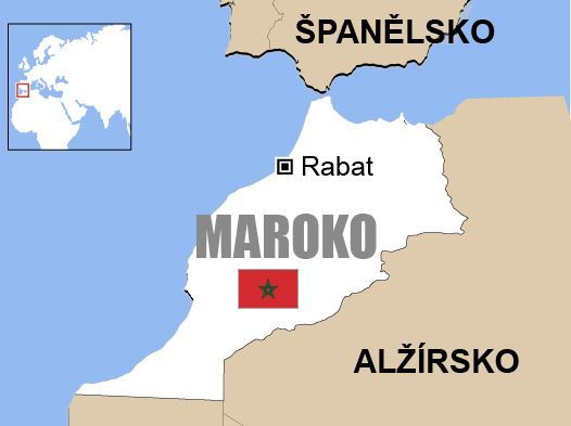 Maroko - mapa