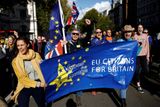 Podle jednoho z organizátorů pochodu Jamese McGroryho by vláda měla věnovat pozornost hněvu mezi lidmi a uspořádat nové referendum o členství v EU.