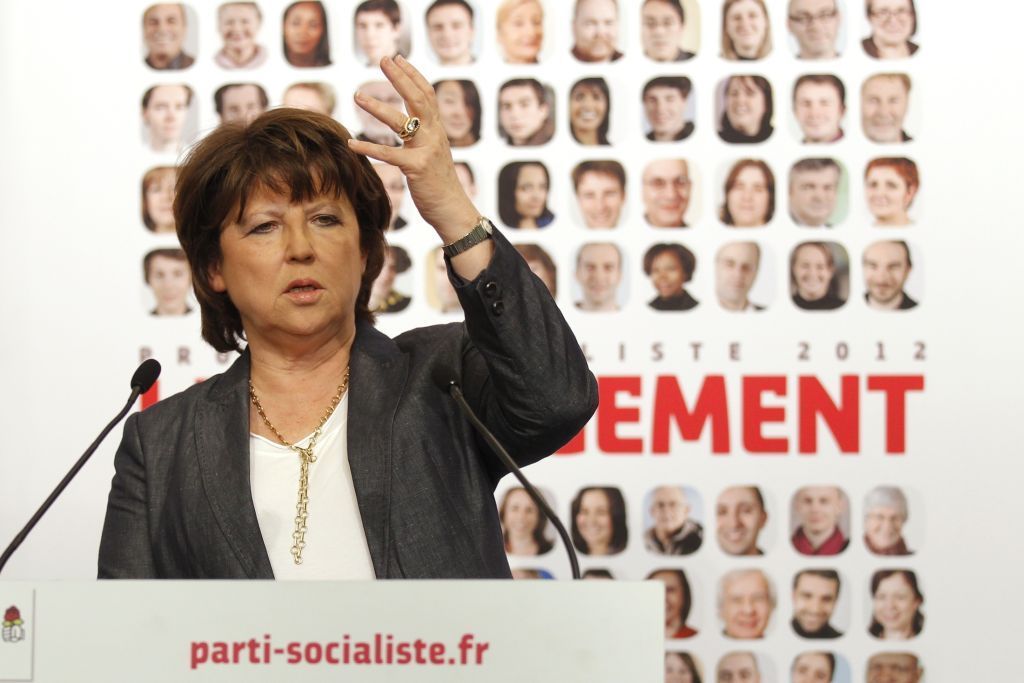 Martine Aubryová - francouzská socialistka