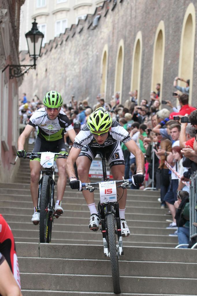 Pražské schody 2013: Michele Casagrande (15), Ondřej Cink (5)