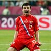 Alan Dzagoev se raduje z gólu v síti Česka