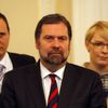 Trojkoalice po jednání s Václavem Klausem
