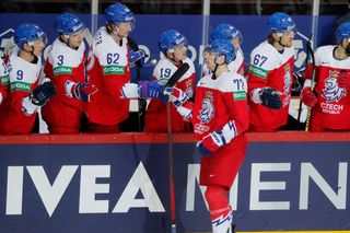 Filip Chytil na MS 2021.