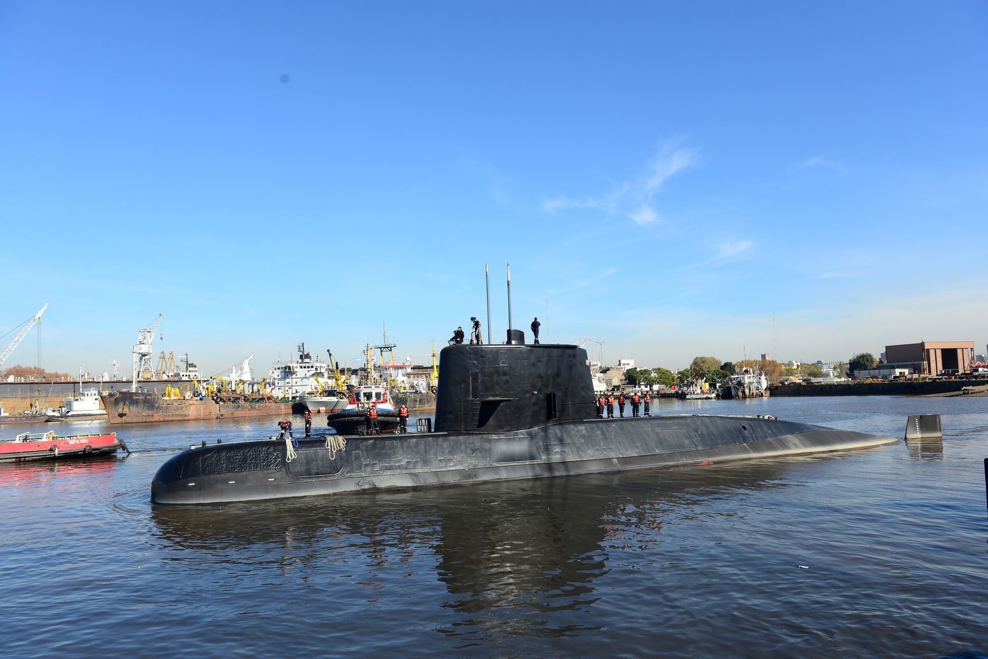 Pohřešovaná ponorka argentinského námořnictva.
