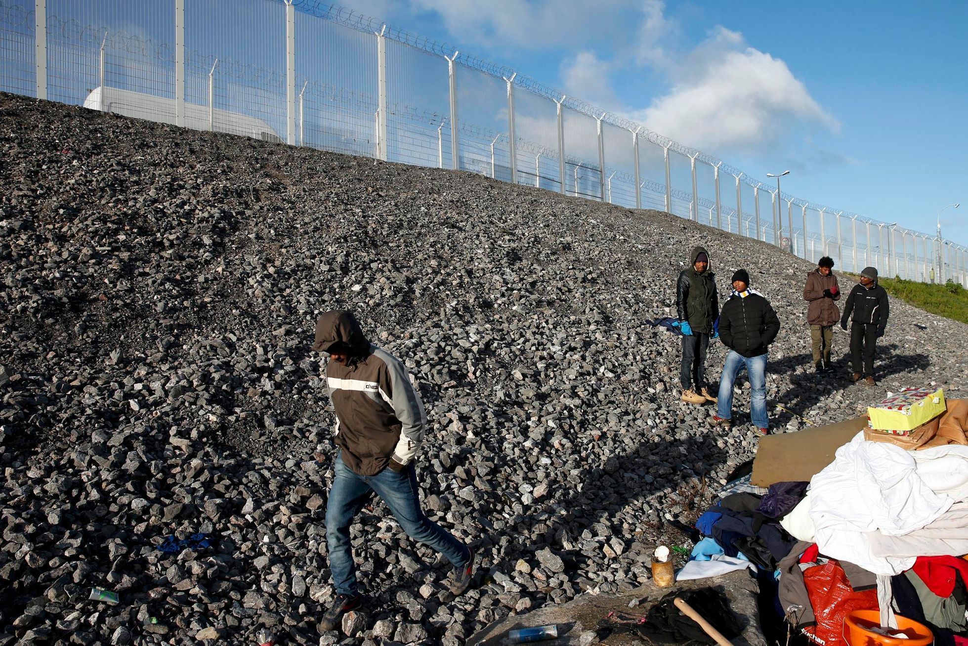 Uprchlický tábor Džungle v Calais