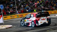 Elfyn Evans, Toyota na trati Katalánské rallye 2021