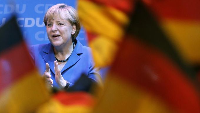 Vítězka voleb: Angela Merkelová.