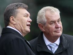 S Viktorem Janukovyčem.
