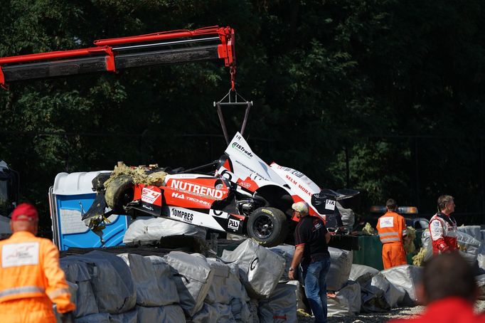 FIA CEZ, Brno 2018 - havárie po startu endurance