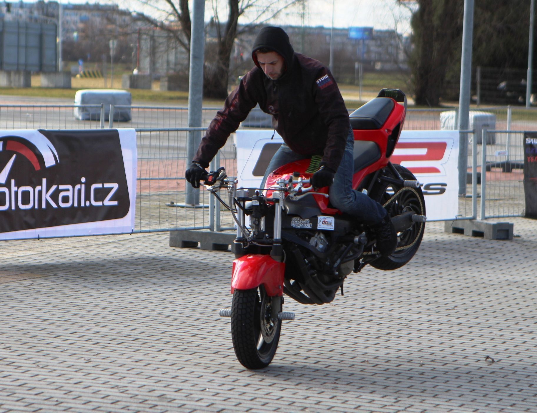 Motosalon Letňany 2015 - kaskadér