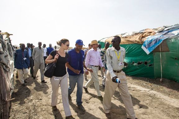 Andrea Volfová během práce pro OSN v Jižním Súdánu.