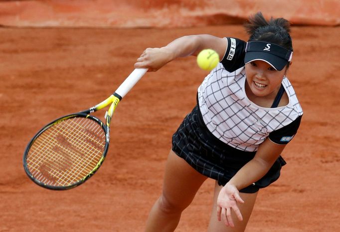 Kurumi Naraová v 2. kole French Open.