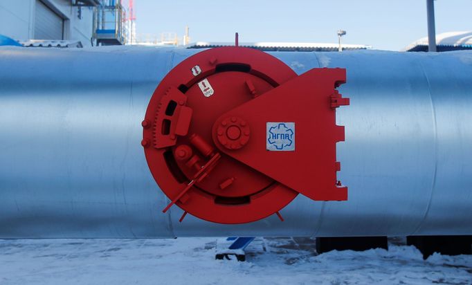 Plynovod Síla Sibiře, otevřený v roce 2019.