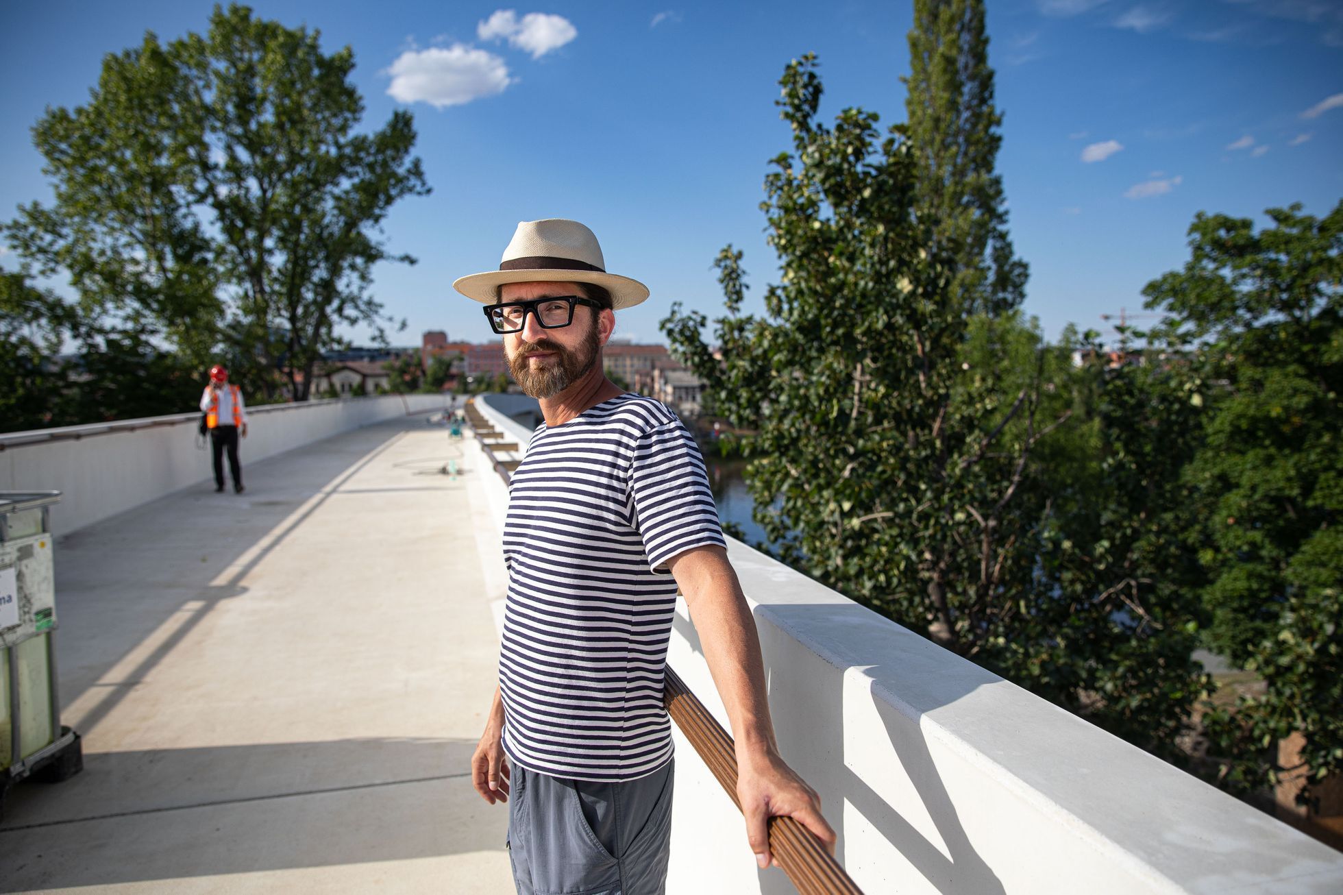 Lávka Holešovice – Karlín, architekt Petr Tej