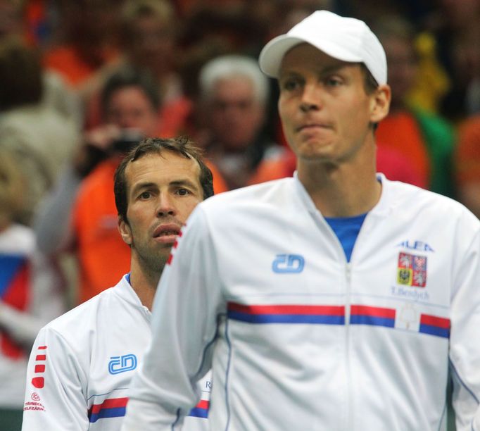 Česko- Nizozemsko, čtyřhra: Tomáš Berdych a Radek Štěpánek