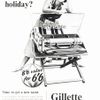 Jednorázové užití / Fotogalerie / Gillette / Před 120 lety požádal americký vynálezce King Camp Gillette o první patent na holicí strojek s vyměnitelnými čepelkami.