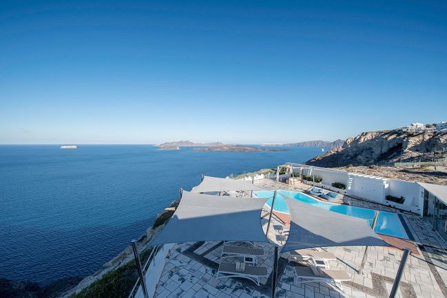 Caldera’s Dolphin Suites, Santorini, Řecko