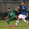 fotbal, Evropská liga 2019/2020, play off, Razgrad - Inter Milán, Wanderson, Danilo D'Ambrosio