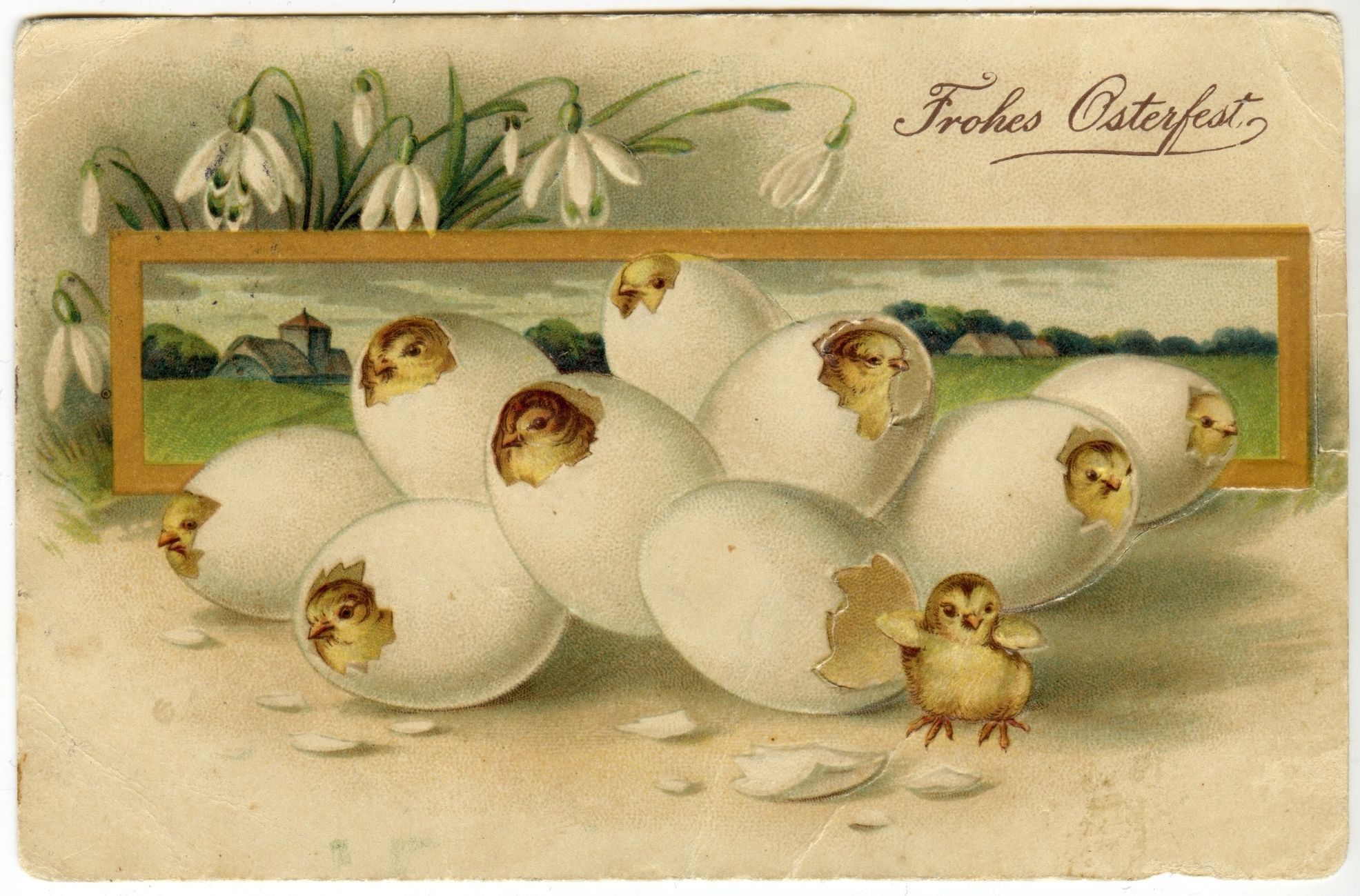 Velikonoce staré pohlednice