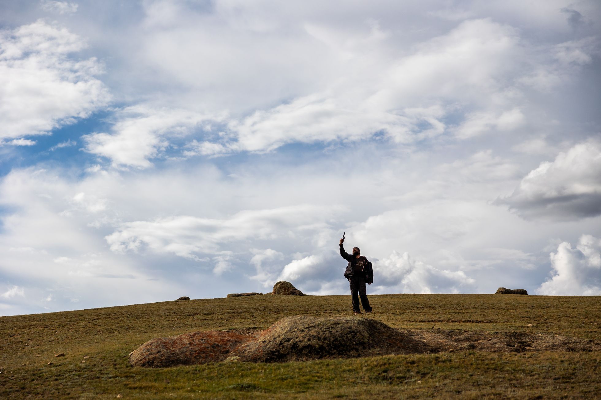Žlutá žába pluje