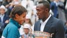 Tenis, French Open, finále: Rafael Nadal  a Usain Bolt