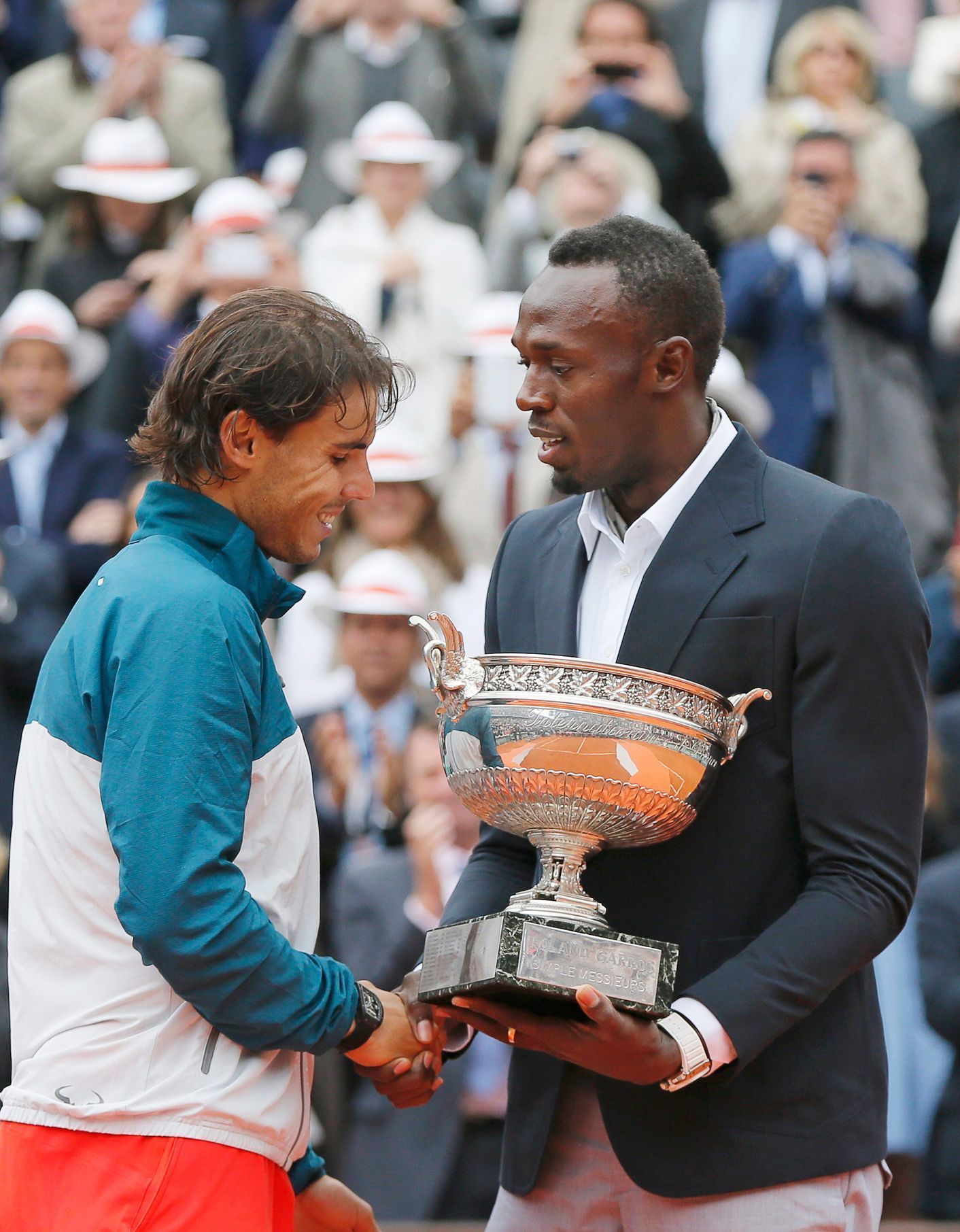 Tenis, French Open, finále: Rafael Nadal  a Usain Bolt
