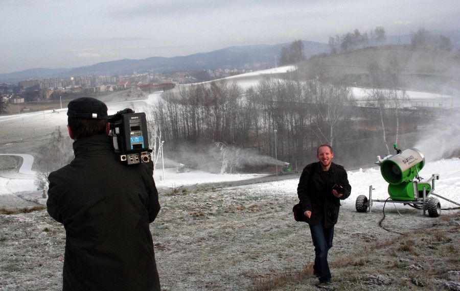 1. zasněžování Vesec