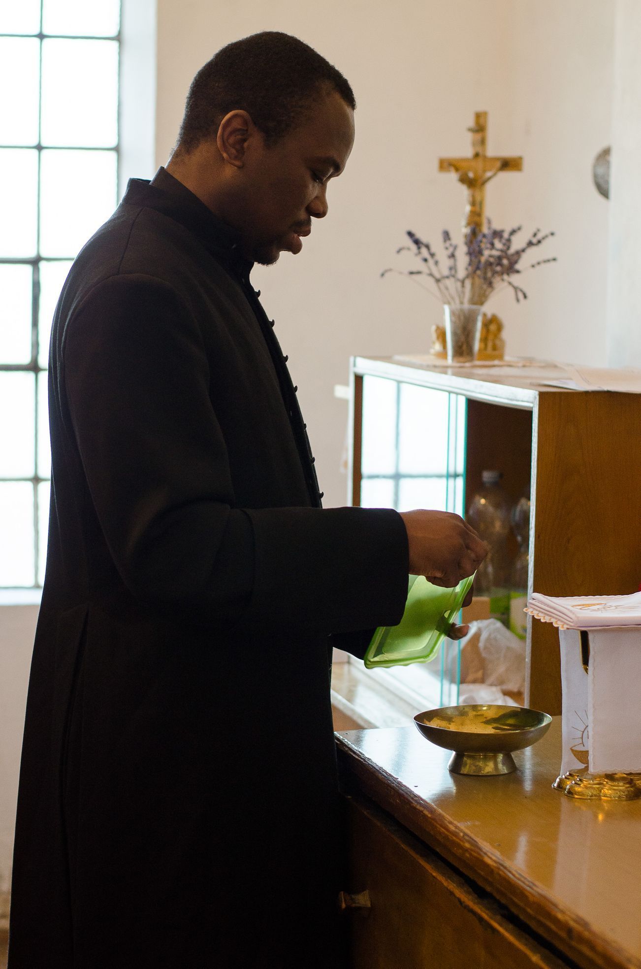 Misionářem v Česku. Georges Mondo Makonzo v Kolíně.