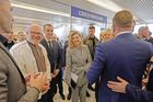 Děkujeme Česku, opakovala Zelenská. Síla je podle ní v jednotě a lidskosti