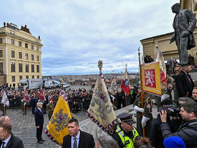 Petr Pavel složil slavnostní slib na společné schůzi obou komor Parlamentu na Pražském hradě a stal se novým českým prezidentem, Praha, 9. 3. 2023